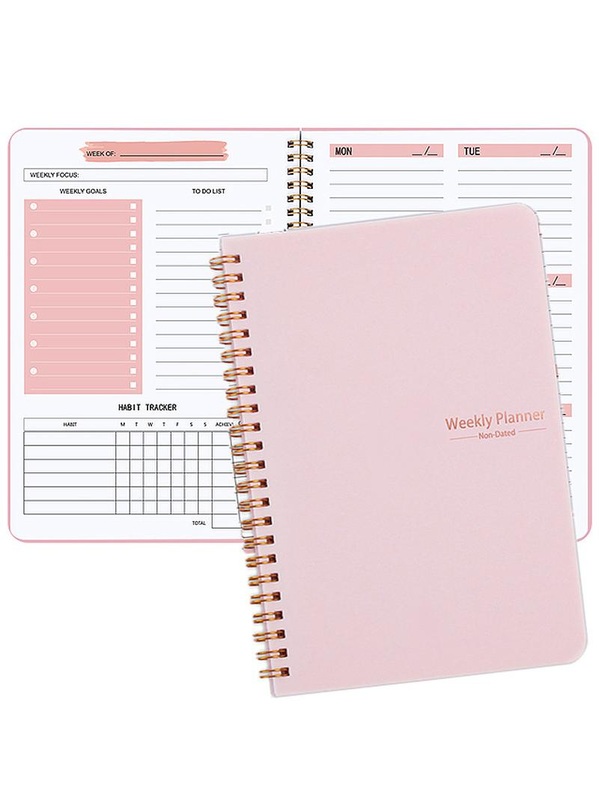 A5 Agenda Planner Notebook Secret Diary Weekly Goal Habit Sc