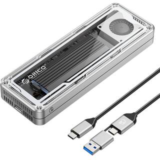 奥睿科m2固态硬盘盒USB4移动硬盘外接盒ssd读取器nvme兼容雷电4/5