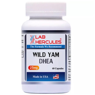 美国赫力仕DHEA山药胶囊脱氢表雄酮降FSH卵巢保养卵泡子试管备孕