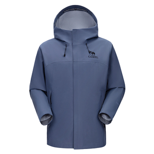 骆驼王者凯甲硬壳冲锋衣男款威锋MICR0TOP-TEX防水外套户外登山服