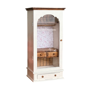 糖小条6分碎花衣柜边柜材料包迷你微缩模型12家具blythe小罐头