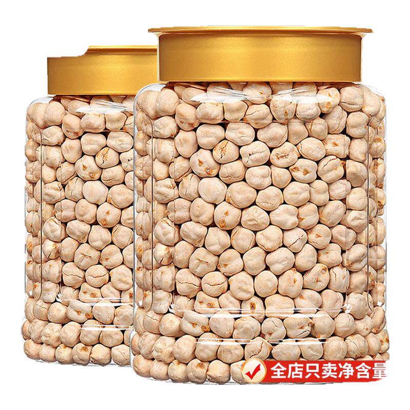 憨豆熊新疆鹰嘴豆熟即新货食官方旗舰店香酥脆炒熟鹰嘴豆特2025