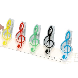 钢琴谱夹子创意学生乐谱夹书文件高谱号曲谱八分音符票夹音乐文具