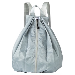 简约户外便携防水双肩包加厚运动旅行折叠包书包高颜值ins购物袋