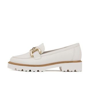 Gabor德国嘉步45246单鞋 加厚低跟平底一脚蹬乐福鞋女