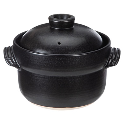 日本进口霜山万古烧土锅