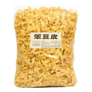 干豆皮豆腐皮干货无盐渍人造肉油豆皮制品蛋白肉农家腐竹火锅食材