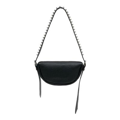 【粉丝专享】亚历山大王 Alexander Wang Ry 斜挎包  皮质  黑色