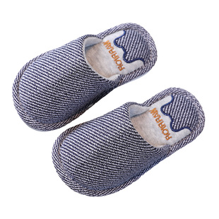 回力儿童棉拖鞋春秋季室内居家用可爱男童女童小孩防滑家居拖鞋冬