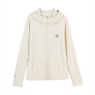 CLOUDSPACE【洱海】UPF50+华夫格蜂窝结构连帽外套2026春季上衣女