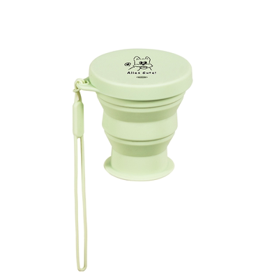 【母婴级硅胶】旅行便携式折叠杯