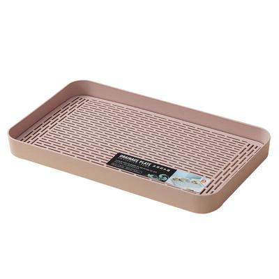 锐博双层沥水盘塑料茶盘