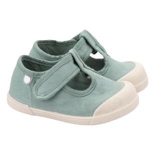 25AW补货薄底西班牙Igor儿童超轻帆布鞋超软一脚蹬t字单鞋魔术贴