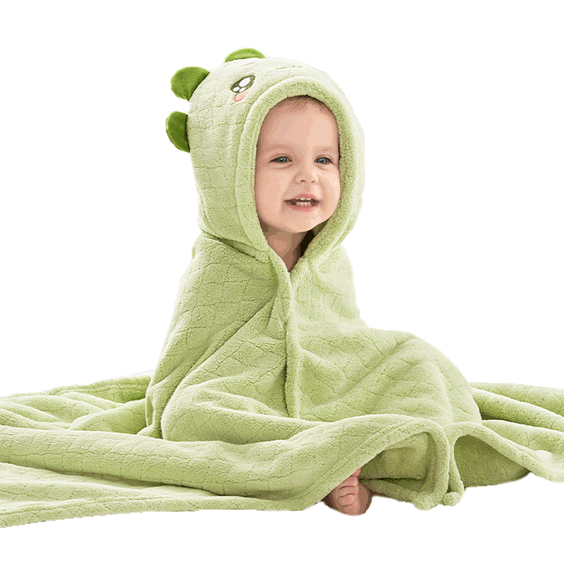 【所有女生直播间】欧孕儿童浴巾宝宝婴儿浴袍可穿式戴帽洗澡新生