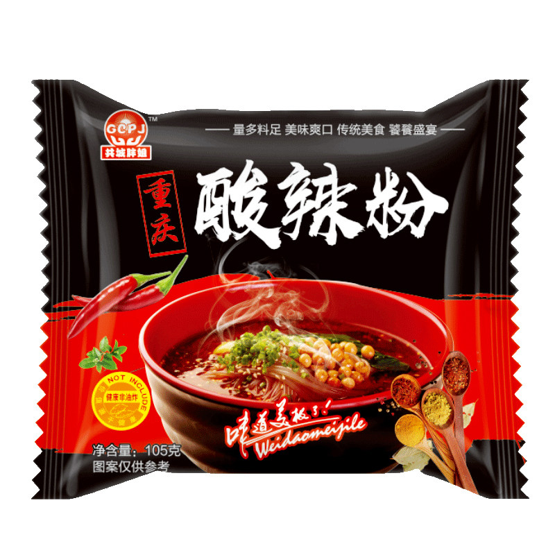 重庆酸辣粉袋装一整箱速食冲泡