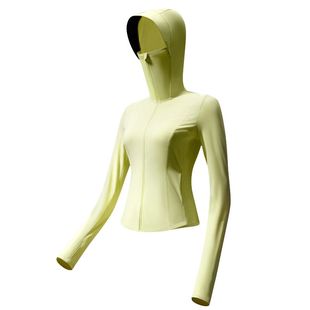 冰丝收腰修身防晒衣女夏季薄款防紫外线防晒服连帽带帽檐外套上衣