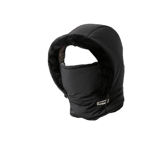 骑电动车防风帽子女款冬季加厚挡风雷锋帽户外下雪东北防寒帽保暖