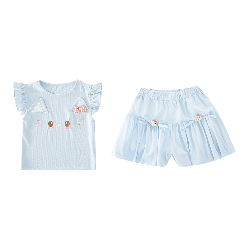 韩系可爱风套装时尚夏季新品