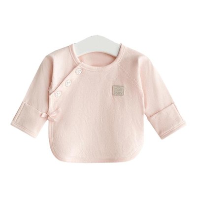 拉夏贝尔新生儿纯棉无骨半背衣