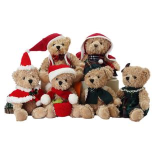 柏文熊正版新款圣诞节泰迪熊玩偶公仔新年礼物布娃娃送女友礼盒款