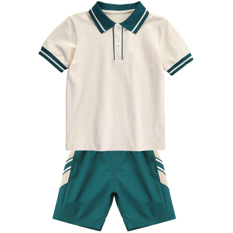 幼儿园园服班服套装韩版六一表演服新款夏季短袖合唱服小学生校服