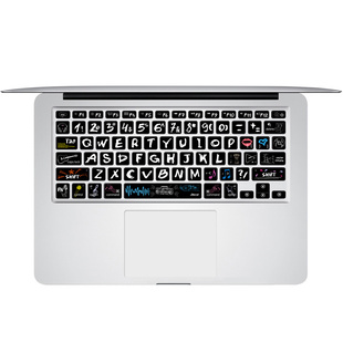iDecal原色工场适用于macbookproair苹果笔记键盘贴13寸14按键膜
