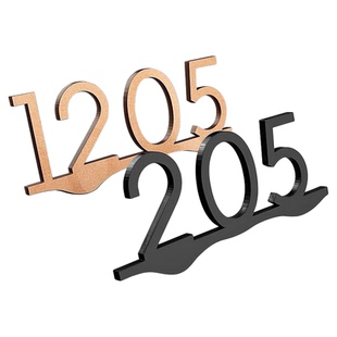 亚克力立体门牌号码牌家用高档创意房间号定制高级感入户门房号订制宾馆包间包厢酒店门号宿舍户外住宅数字贴