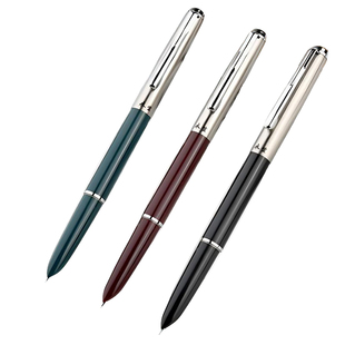 永生钢笔经典老款挤捏式吸墨水复古钢笔学生专用练字成人办公硬笔