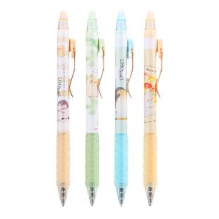 晨光可擦笔温暖的抱抱按动中性笔小学生专用晶蓝热可擦笔三年级可擦蓝黑色水笔J7002摩易擦魔力擦笔7701笔芯