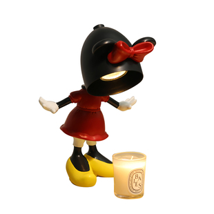 米奇香薰灯融蜡灯创意客厅房间卧室床头台灯可爱卡通融烛氛围夜灯