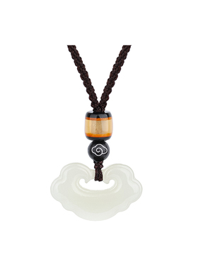 和田玉如意锁吊坠女款