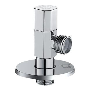 潜水艇全铜冷热水通用三角阀加长款水龙头阀门开关阀热水器进水阀