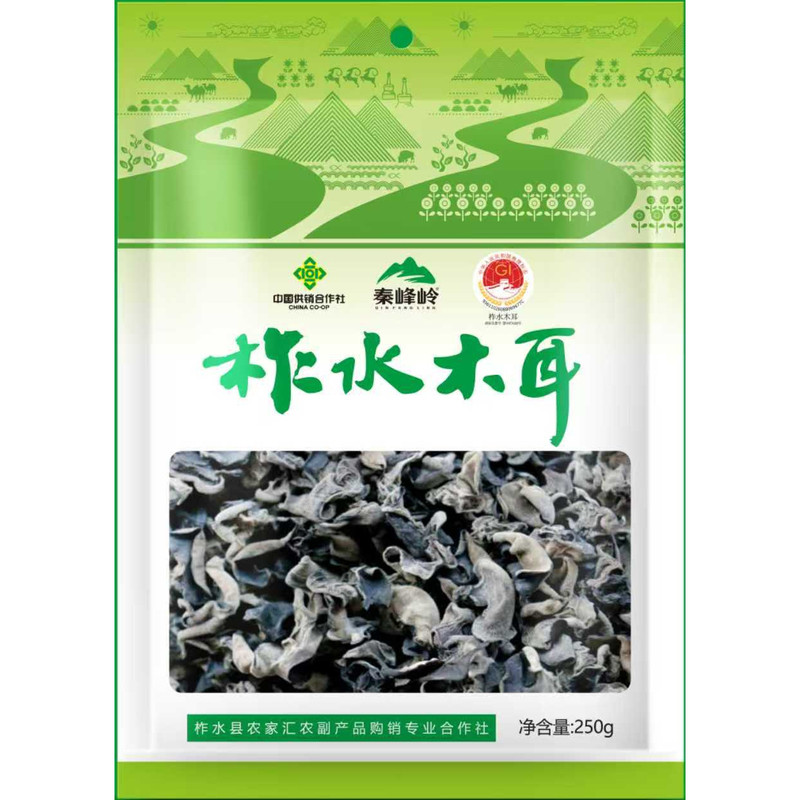 秦峰岭柞水木耳250g片大肉厚