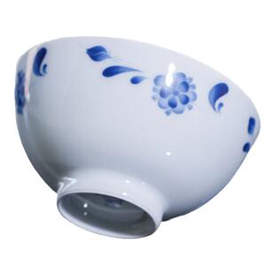 云遇川垂丝海棠碗碟套装景德镇高白瓷餐具套装家用青花瓷碗盘釉中