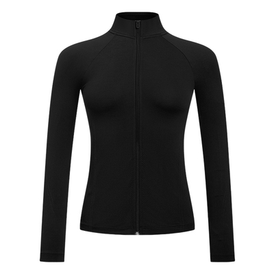 安德玛Meridian柔感系列女子轻便训练运动外套长袖T恤1388121-001