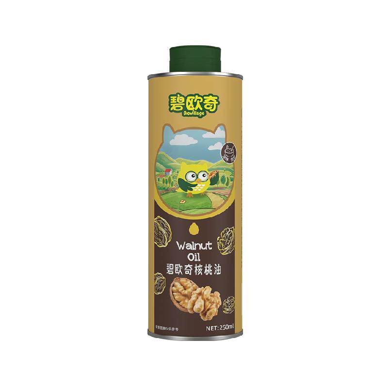 碧欧奇核桃油低温冷榨宝宝辅食搭配用油宝宝营养佐餐油热炒