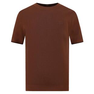 【品质羊毛】CARSYDA/珈仕达早秋新品男士简约撞色短袖针织羊毛衫