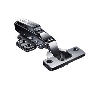 悍高不锈钢橱柜衣柜铰链玻璃铝框门厚门板阻尼液压缓冲柜门合页