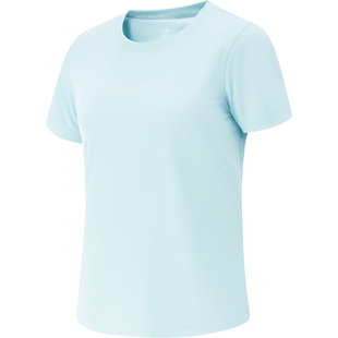 李宁速干T恤女春夏新款瑜伽健身透气跑步速干上衣羽毛球运动短袖