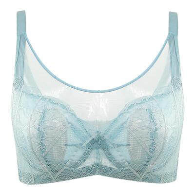 贝佳人文胸防走光大胸显小内衣女