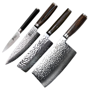 贝印旗舰店Shun旬大马士革旬刀套装中华刀日式菜刀多用刀水果刀