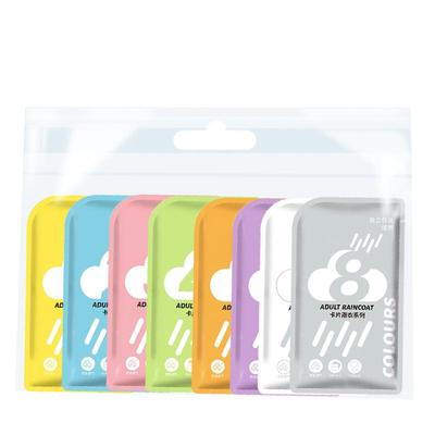 雨程一次性加厚卡片式雨衣便携