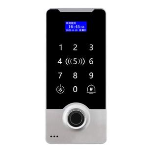防水指纹门禁系统一体机考勤机刷卡密码门禁机小程序管理蓝牙开锁
