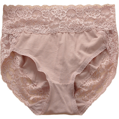 升级款纯棉女内裤高腰无痕不卷边