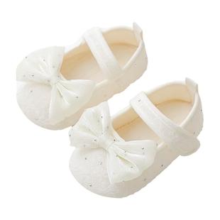 汤尼倍儿婴儿鞋子防滑地板鞋春秋女宝宝透气软底防掉跟学步鞋夏季