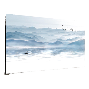 山水画水墨装饰画3d立体墙纸客厅自粘墙画贴画背景墙墙布定制壁画