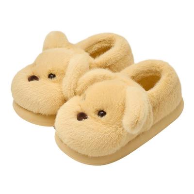 棉鞋女冬2025新款室内家居防滑保暖包跟可爱狗狗软底冬款棉拖鞋女