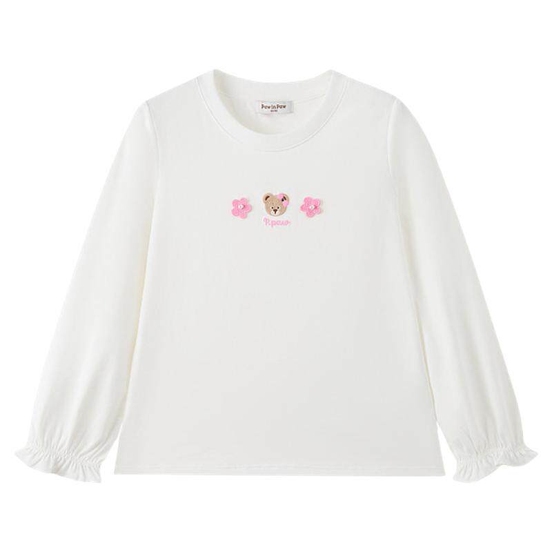 PawinPaw小熊童装女童长袖T恤26年春夏新款