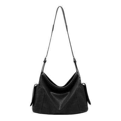 奚梦瑶同款植鞣牛皮逍遥hobo包女