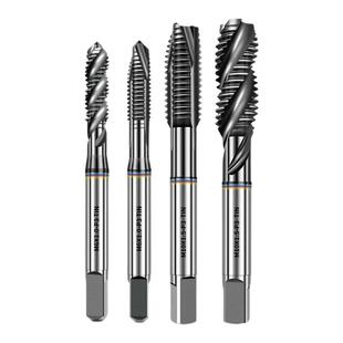 进口粉末冶金螺旋先端丝锥高硬度加工40度以下材料调质料不锈钢